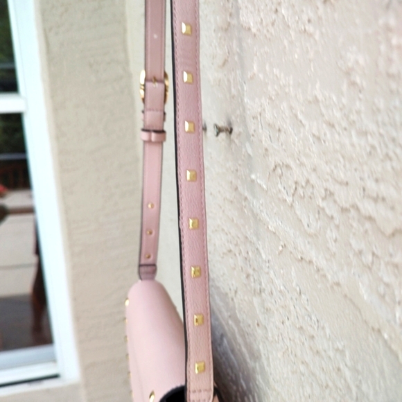 Victorias Secret blush studded tassel crossbody bag - Picture 7 of 10